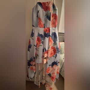 Floral Halter Maxi Dress